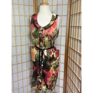 Simply Vera Sz 8 Floral Sleeveless Dress